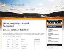 Tablet Screenshot of postguiden.se
